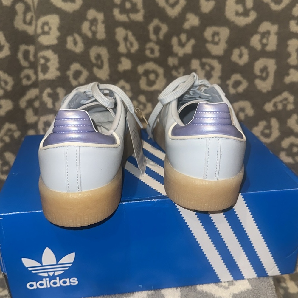 Adidas Women's Sambae Shoes in Halo Blue & Off White 😍 New & Never Worn 😍 - Picture 7 of 17